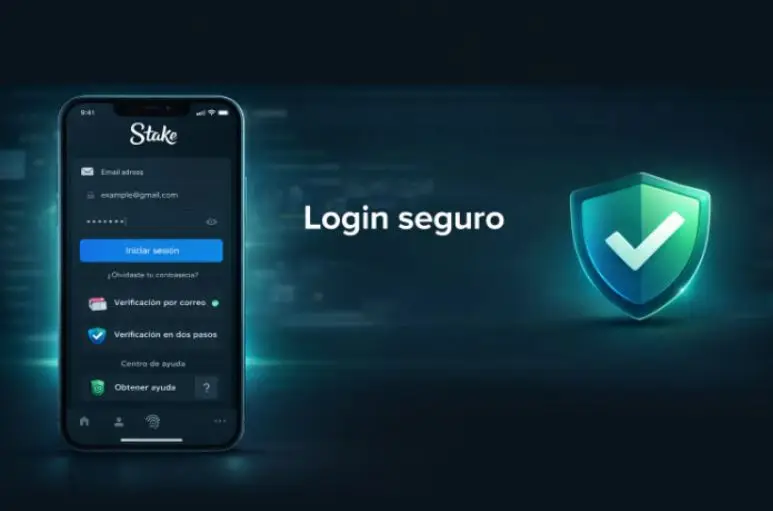 Iniciar sesión y seguridad en la app de Stake