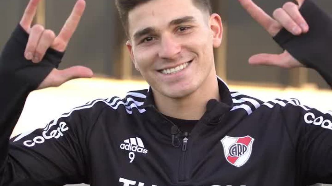 Julián Álvarez se despidió de River Plate