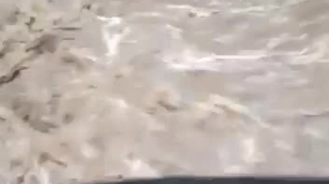⁣Desborde de arroyo en Rincón de Lobos