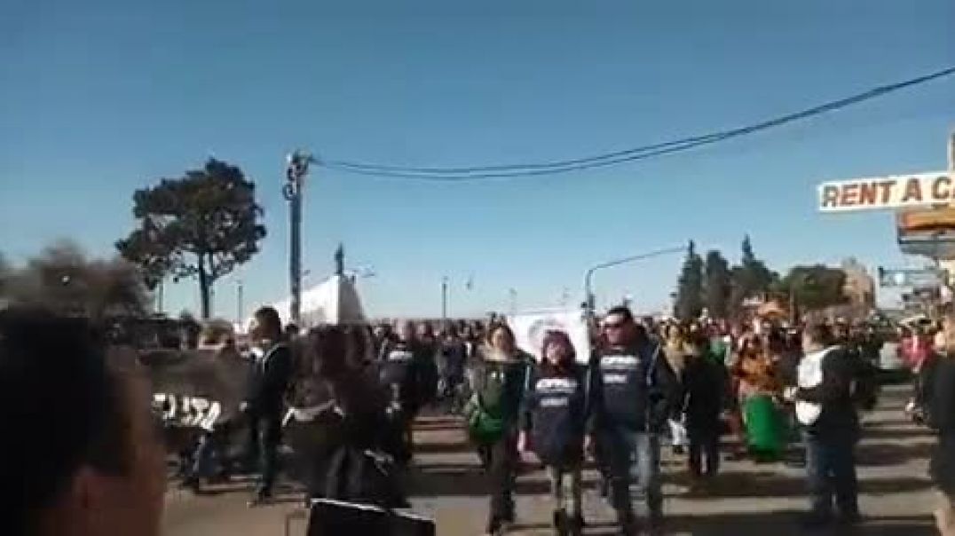 Movilizacion de Atech en Puerto Madryn