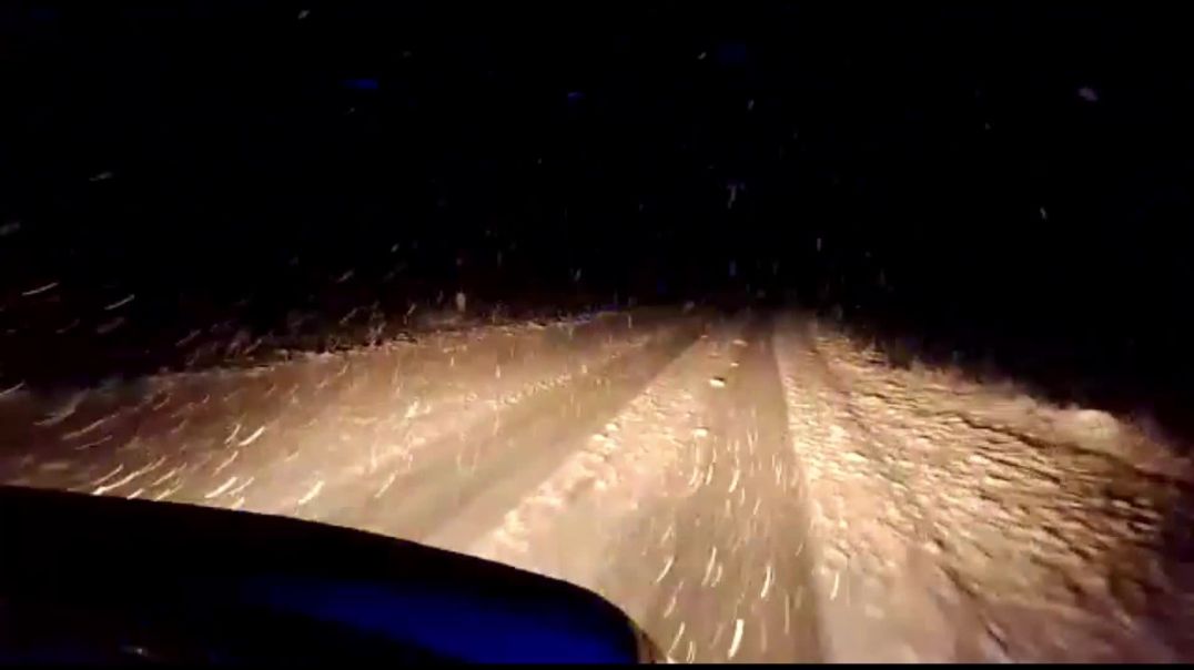 ⁣Ruta 40, entre la nieve y la lluvia