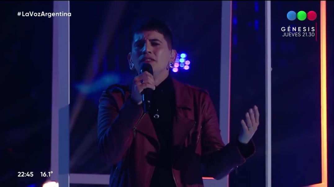Yhosva pasó a cuartos cantando "La  maza"