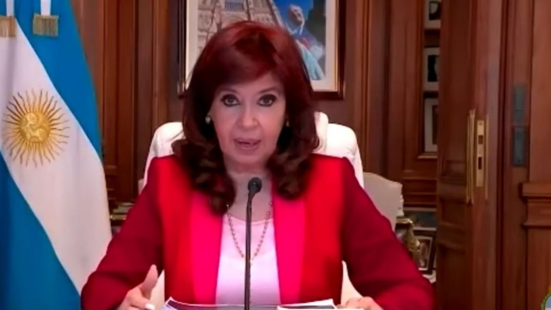 ⁣Cristina Kirchner habla ante los jueces en el cierre de alegatos en la causa Obra Pública