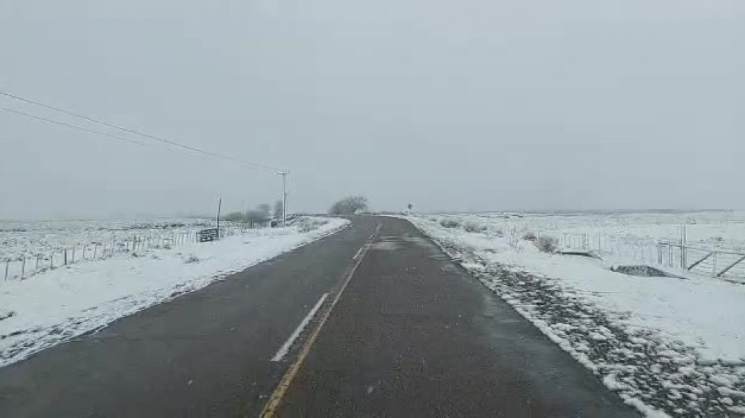 ⁣Nevó en Chubut