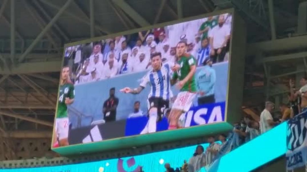 ⁣Los goles de Messi y Fernández en el Lusail Stadium