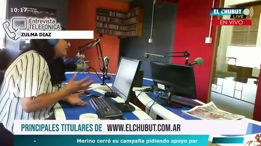 ⁣En Radio Activa Zulma Diaz, Periodista Diario El Chubut