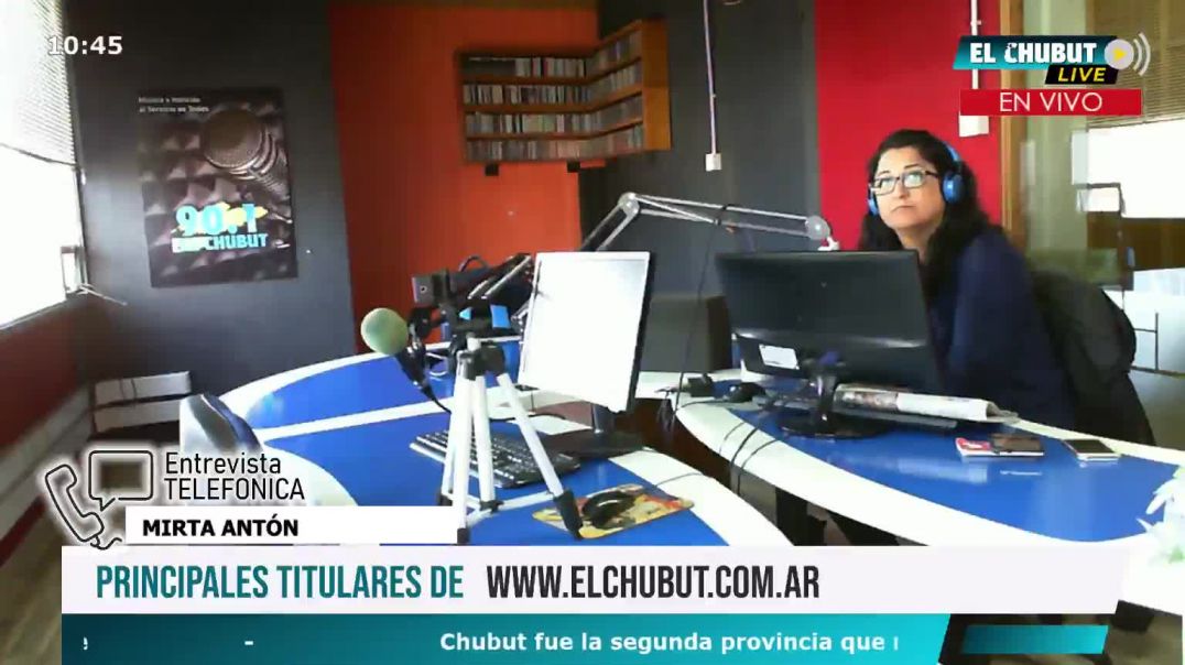 ⁣En Radio Activa Mirta Antón de La Feria Solidaria Tw.