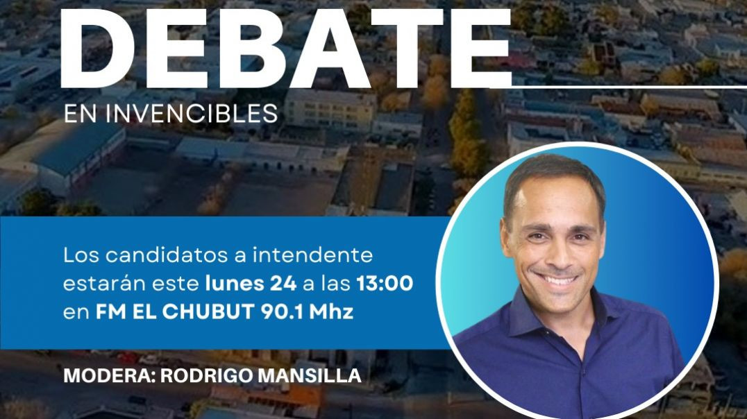 ⁣"Rawson Debate" este lunes 24 a las 13:00 en FM EL CHUBUT