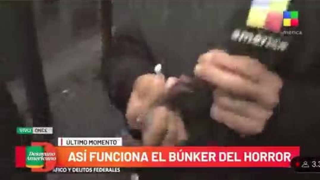 Un cronista de América compró droga en vivo para desenmascarar un búnker