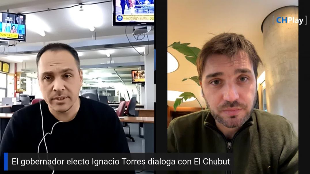 ⁣Ignacio Torres diálogo con El Chubut
