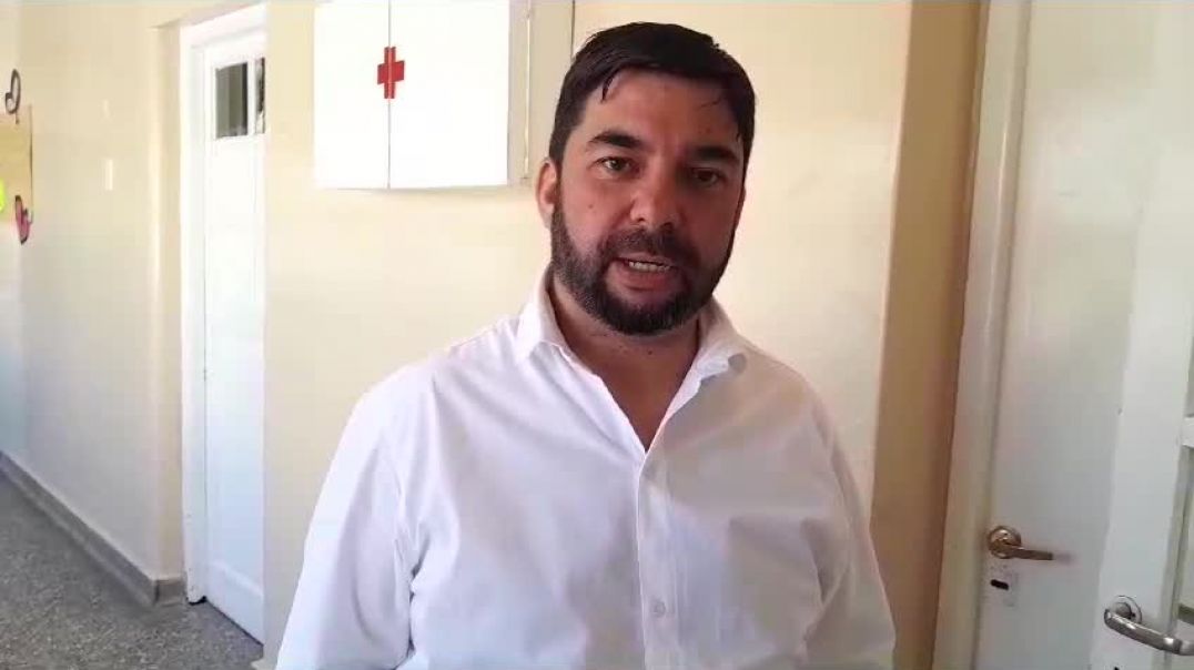 ⁣Gustavo Loyaute emitió su voto en Río Mayo