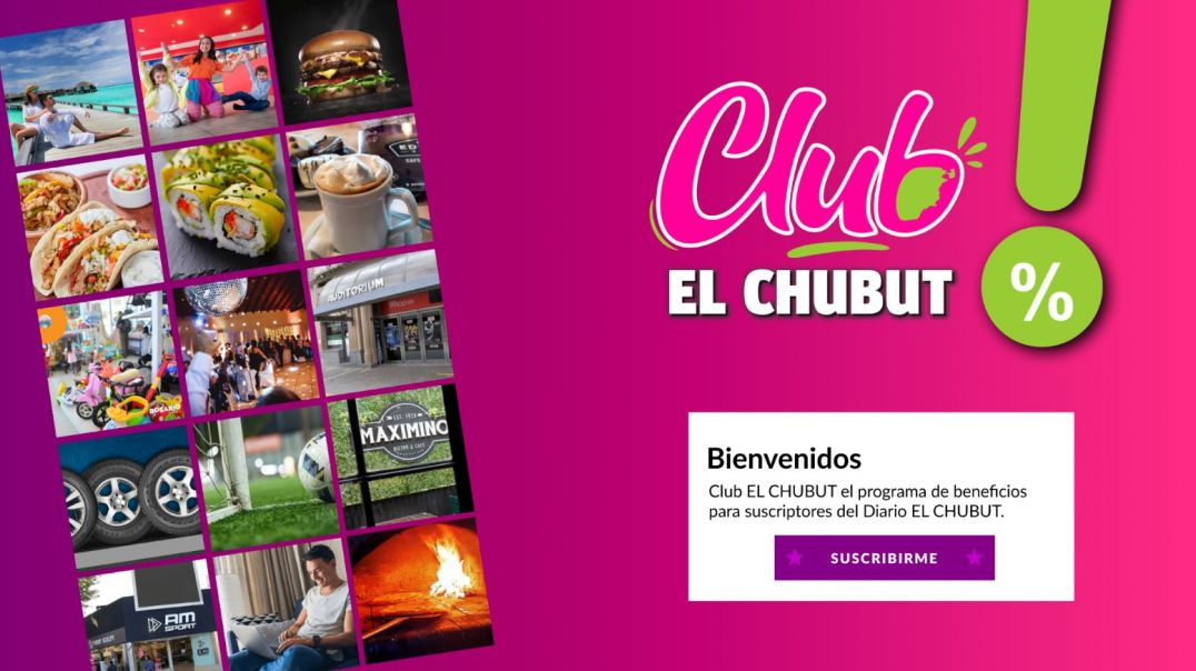 ⁣Club EL CHUBUT: suscribite desde este martes y accedé a importantes beneficios