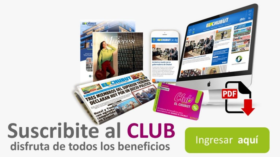⁣Club EL CHUBUT: suscribite desde este martes y accedé a importantes beneficios