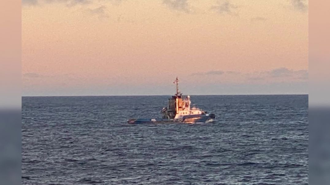 ⁣Detectaron a la altura de Comodoro a dos buques que navegaban desde Malvinas sin autorización argent
