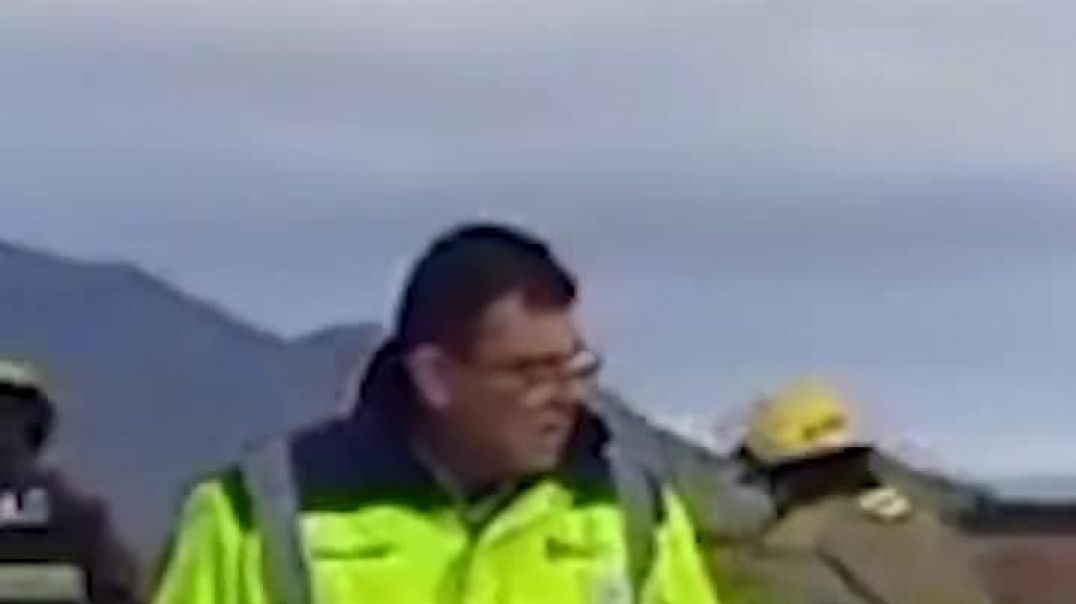 ⁣Se realizó un simulacro de emergencia aérea en Esquel