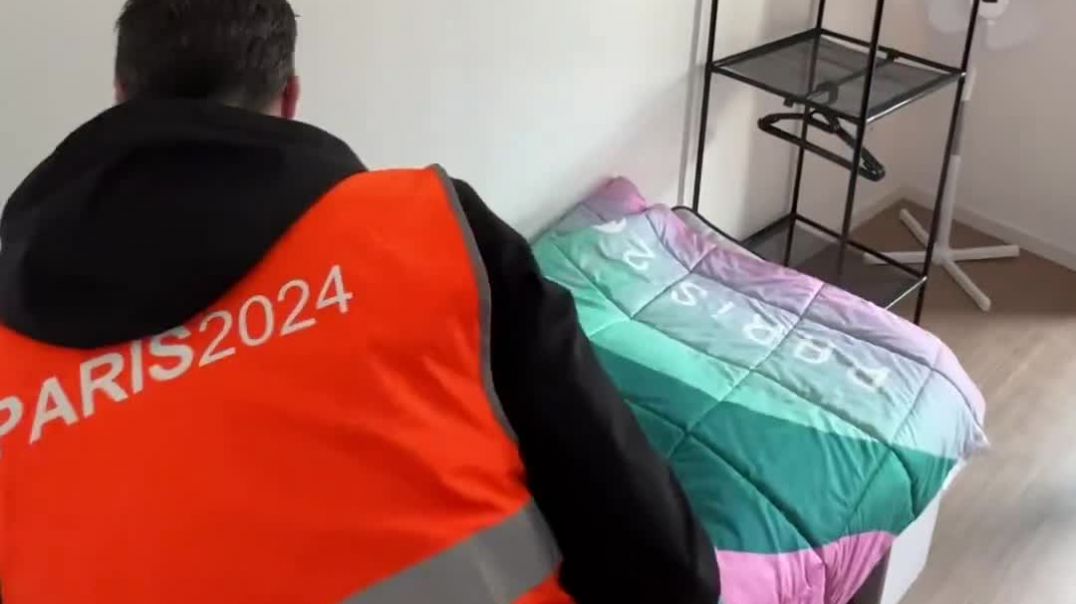 ⁣Cómo son las camas de cartón que usarán los atletas en los Juegos Olímpicos
